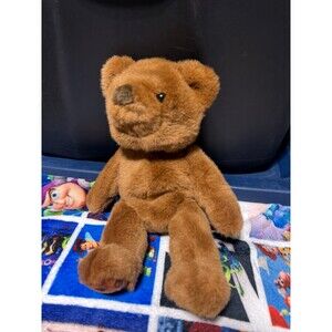 Dog in bear costume plush